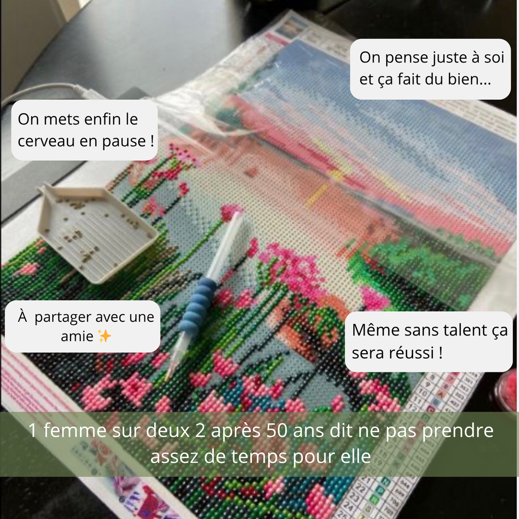 Digital detox Peinture diamant