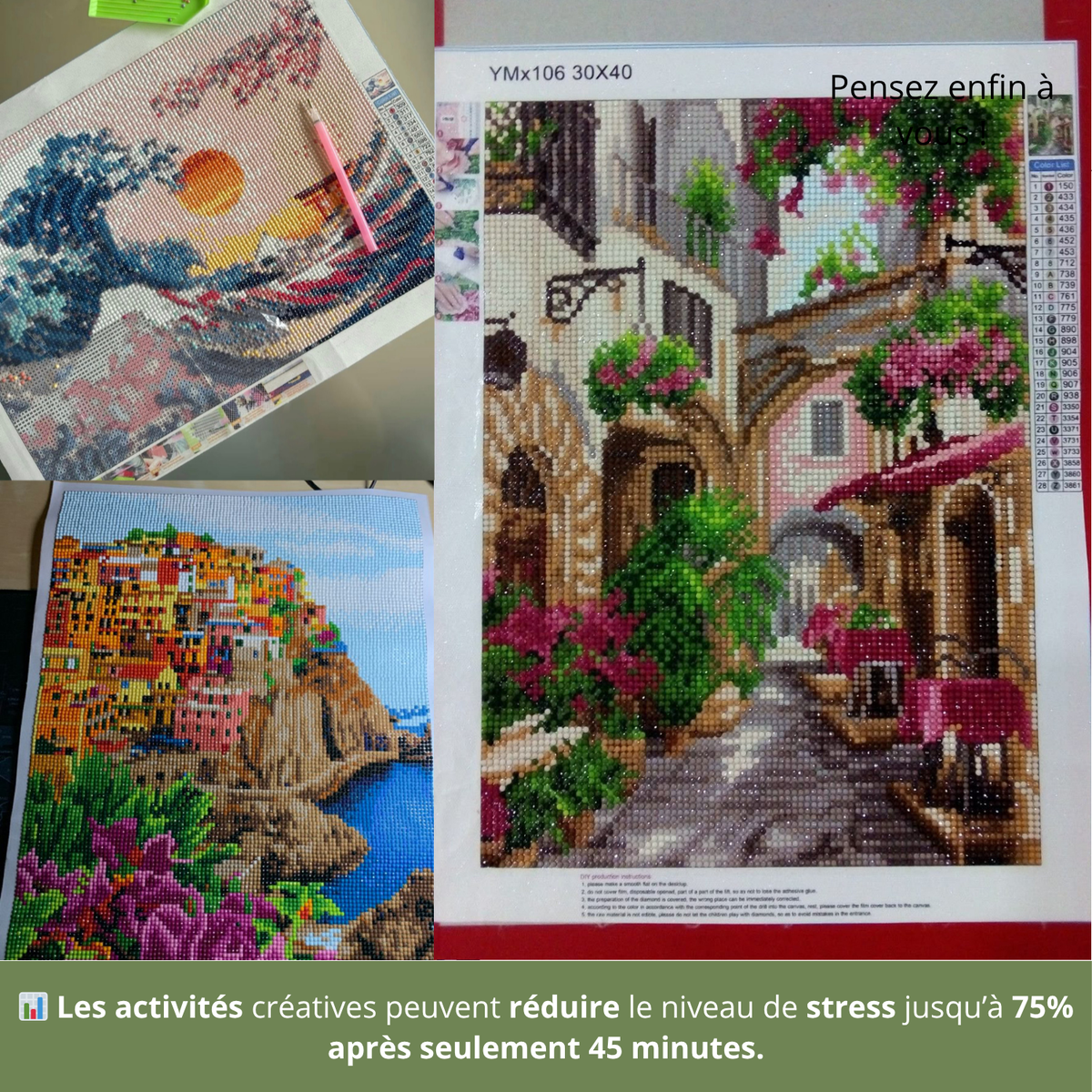 Digital detox Peinture diamant